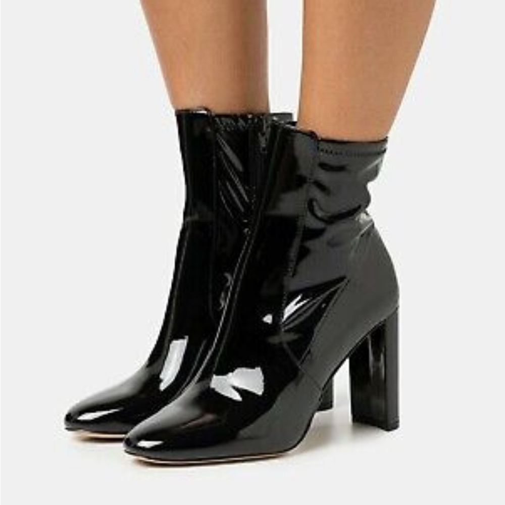 Aldo Patent Leather Aurellane Bootie